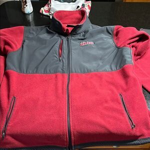 Colosseum Athletics Red Fleece Jacket